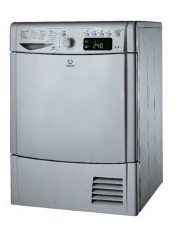 Indesit - Ecotime IDCE8450BSh - Freestanding - Tumble Dryer - Silver
